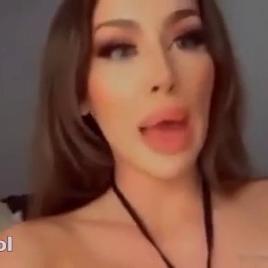 Molly Eskam Tongue Out Waiting For Your Cum